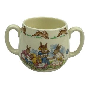 Vintage Royal Doulton Bunnykins Double-Handled Cup